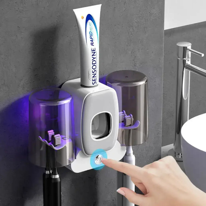 Тримач для зубної щітки, 2 чашки TOOTHBRUSH HOLDER XL-717