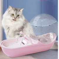 Автоматичний фонтан для котів і собак у стилі равлика USB 4,5 л LY-470