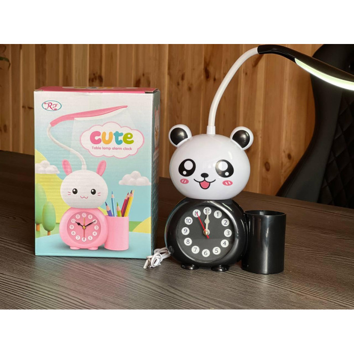 Дитячий годинник 3в1 (Часи + Настільна лампа +органайзер для ручок) Alarm clock XL-801