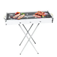 Переносний мангал із решіткою BARBECUE TRAY 770T MD-008 809