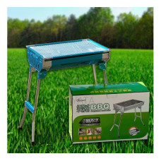 Переносний мангал із решіткою BARBECUE TRAY 882 CA-11