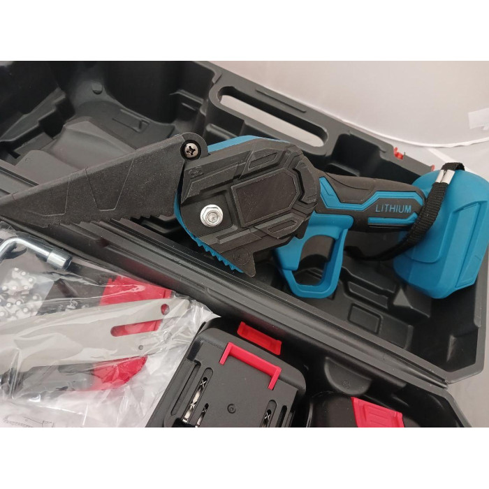 Акумуляторна ланцюгова пила 18 V (2 акумулятори/2 кілоти)