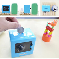 Детская мини копилка-сейф с вращающимся замком