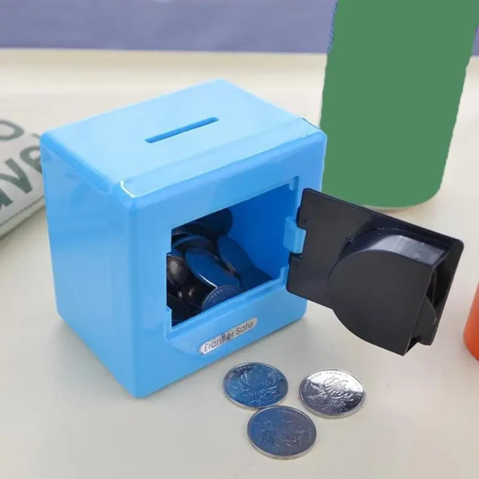 Детская мини копилка-сейф с вращающимся замком