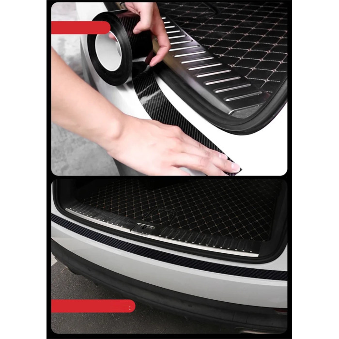 Стрічка-молдинг 5см*10м (під карбон) Розпродаж