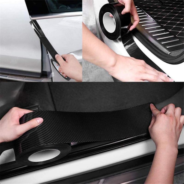 Стрічка-молдинг 5см*10м (під карбон) Розпродаж