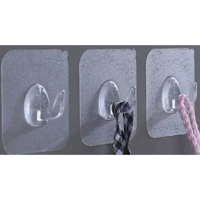 Пластикові гачки самоклейні надміцні