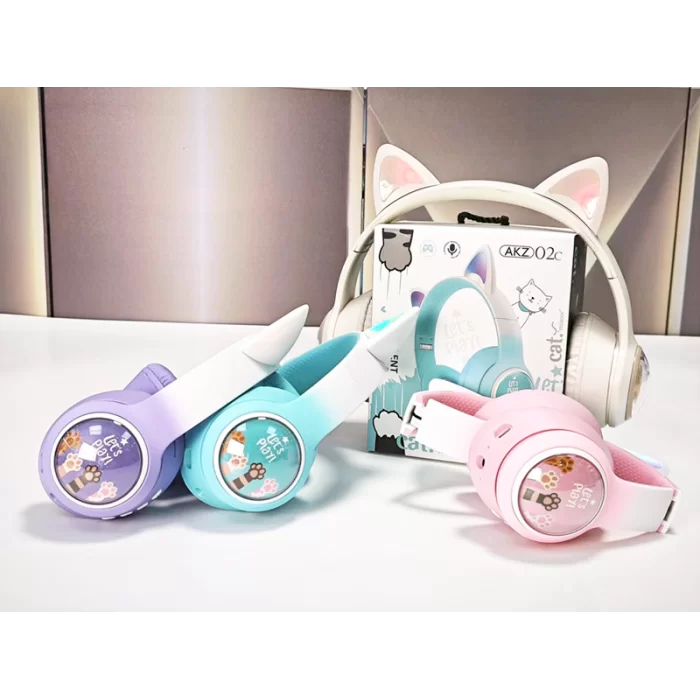 Навушники накладні Bluetooth з вушками AKZ-02C