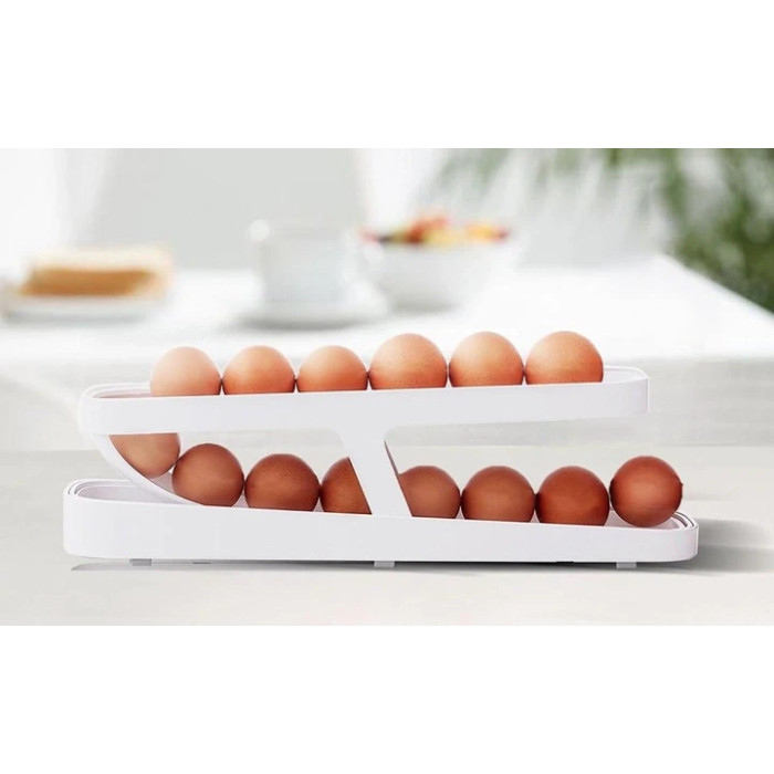 Подставка органайзер для хранения яиц в холодильник