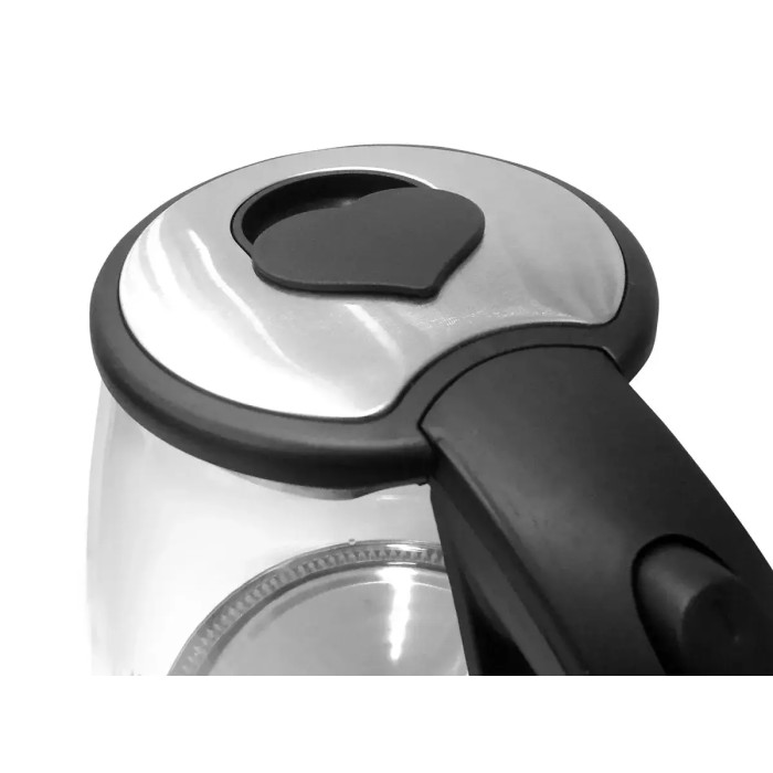 Чайник электрический стеклянный без цветка 1,8л 2400Вт синяя LED-подсветка BITEK BT-3110