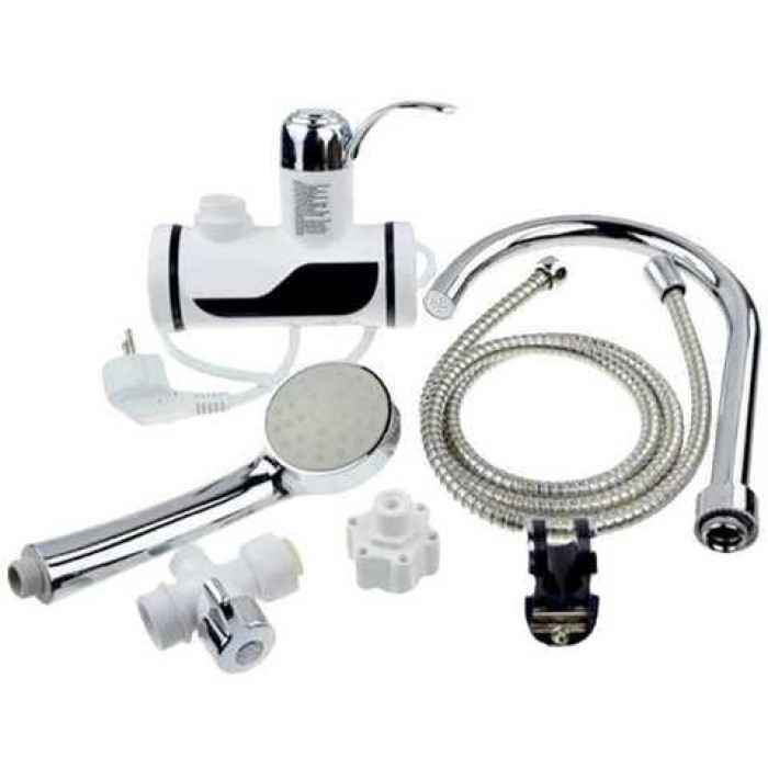 Водонагрівач із душем бічне під'єднання Delimano JD41