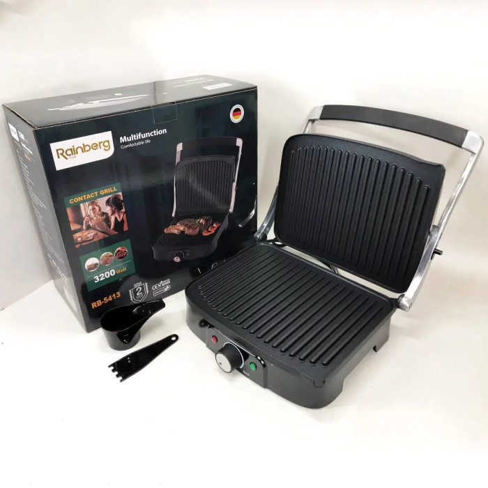 Гриль притискний Rainberg RB-5413