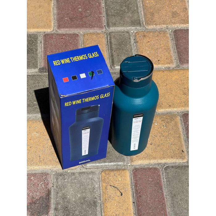 Термос для води чаю та напоїв, неіржавка сталь Vacuum cup AND XL-897