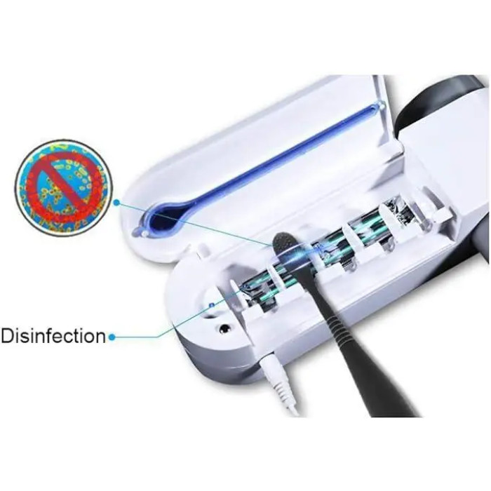 Диспенсер для пасти та щіток зі стерилізатором Toothbrush sterilizer holder AND LY-575