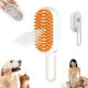 Паровий електричний гребінець для вичісування шерсті кішок і собак 3в1 Steamy Brush AND XL-889