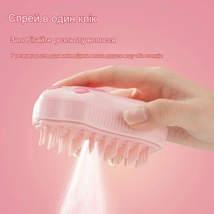 Електрична щітка 3в1 для вичісування шерсті у тварин Pet Spa