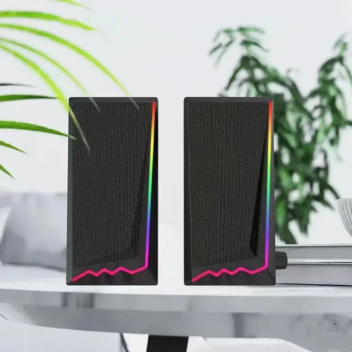 Музичні колонки для комп'ютера 2.0 E1064 RGB