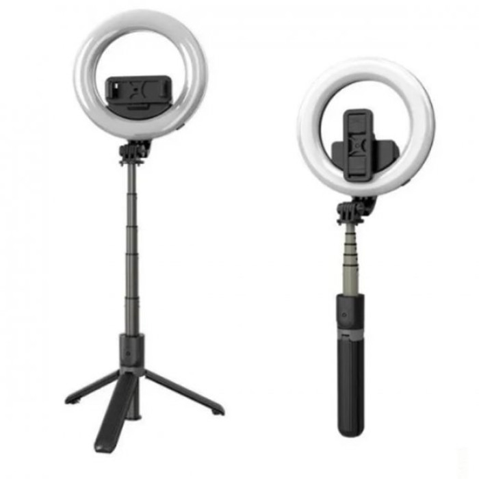 Штатив трипод з кільцевою лампою для фото- та відеознімання Q07