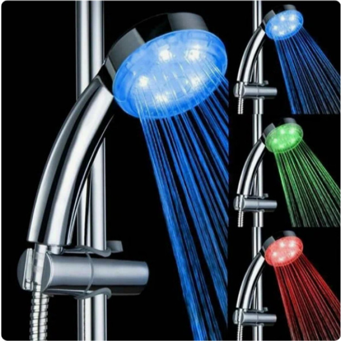 Лійка для душу світлодіодна фарбує потік у 3 кольори Shower head AND XL-903
