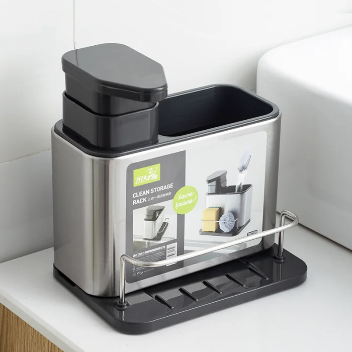 Підставка для кухонного начиння 3 в 1 Kitchen spoon holder AND692