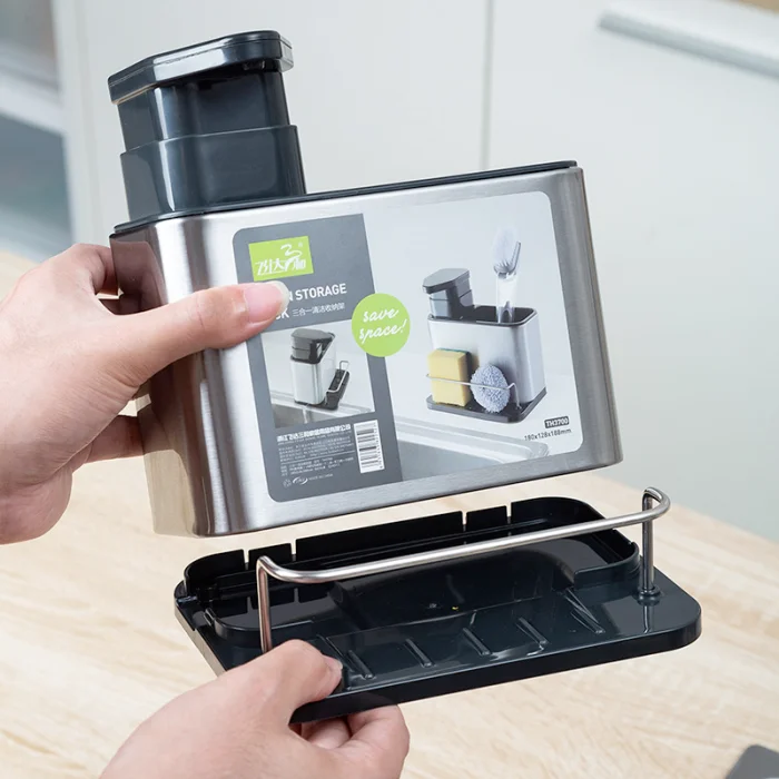 Підставка для кухонного начиння 3 в 1 Kitchen spoon holder AND692