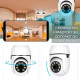 Камера CAMERA SMART IP Лампочка Q 16S-1 / y388 2MP Кругла