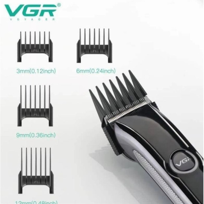 Акумуляторна машинка для стриження волосся VGR V-288