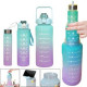 Пляшки для води 3 в 1 об'ємом 2 літри BOTTLE AND264