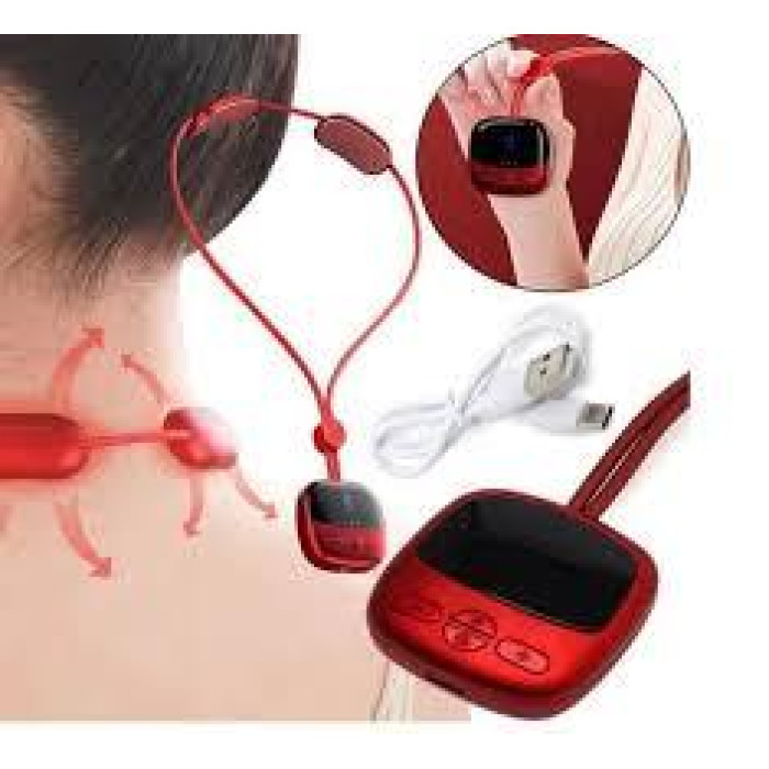 Мікроточний електронний масажер для шиї NECK MASSAGER LY-480