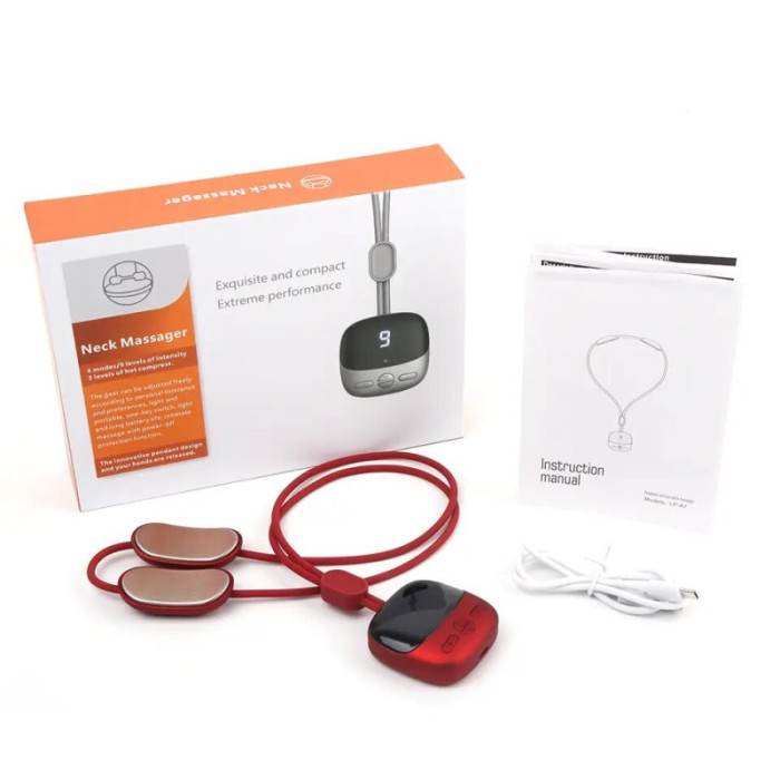Мікроточний електронний масажер для шиї NECK MASSAGER LY-480
