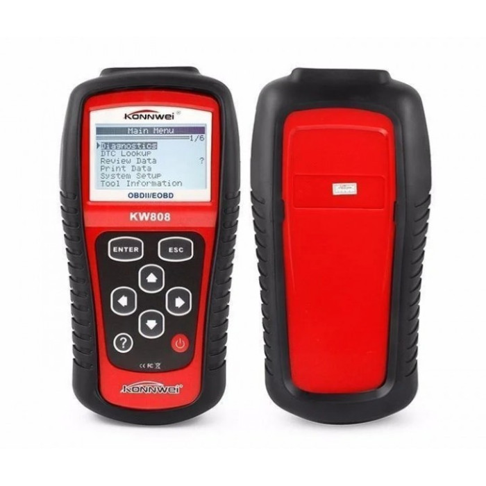Універсальний автосканер OBDII/EOBD scanner KW 808