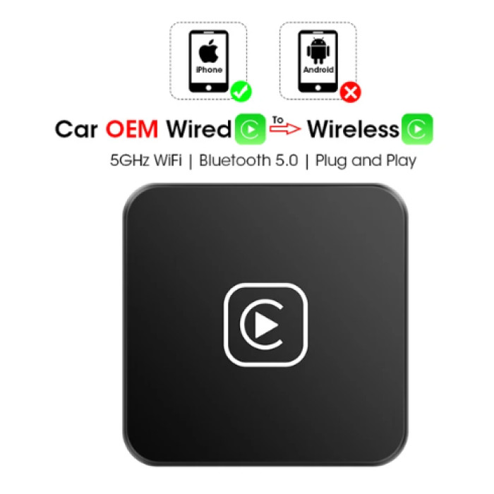 Адаптер бездротовий CarPlay Iphone Andriod