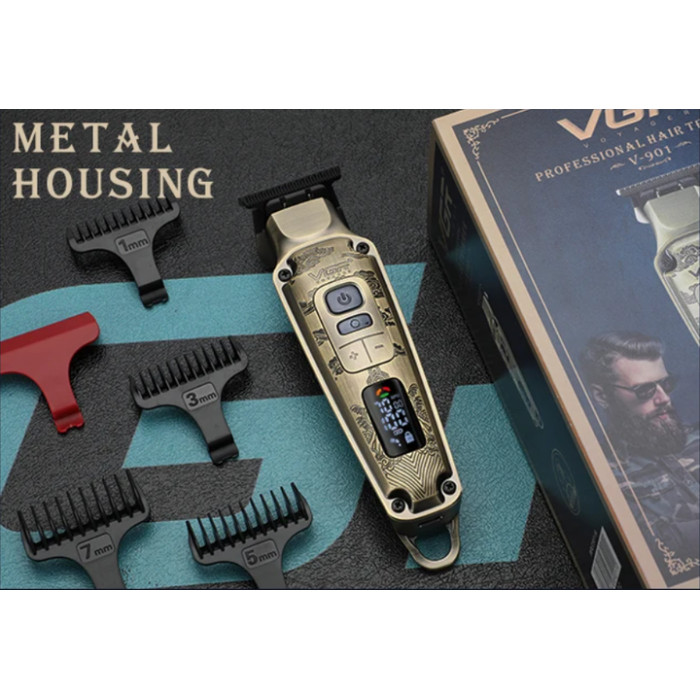 Машинка для стриження волосся з насадками VGR V-901