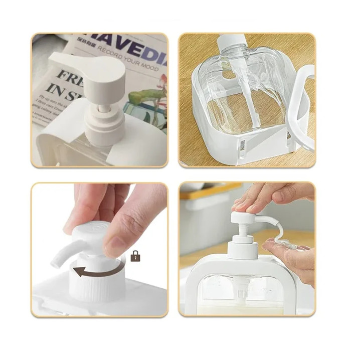 Дозатор для рідкого мила механічний 300 мл AND LY-627