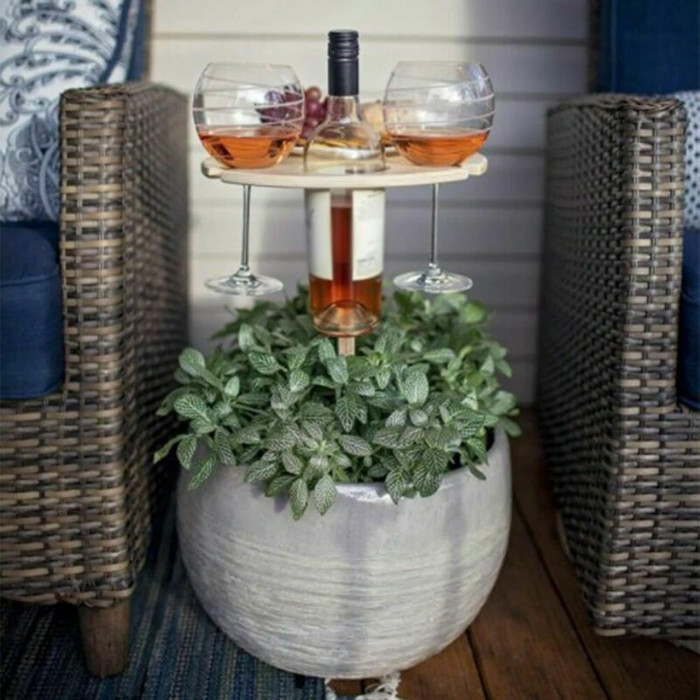 Дерев'яна підставка для напоїв