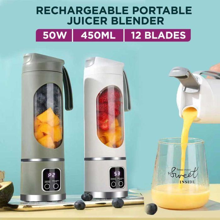 Портативний блендер у пляшці соковичавниця з USB-зарядкою, 12 лез, 3 швидше AND XL-1069