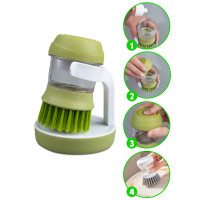 Щітка для миття посуду з дозатором (RD-75)