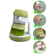 Щетка для мытья посуды с дозатором ( RD-75 )