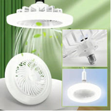 Лампа с вентилятором в патрон Е27(+пульт) MAK-48