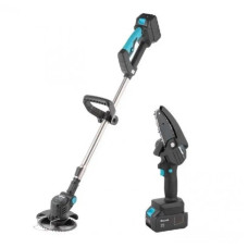 Набір ручна газонокосарка та кущоріз Krafftec KRA-808