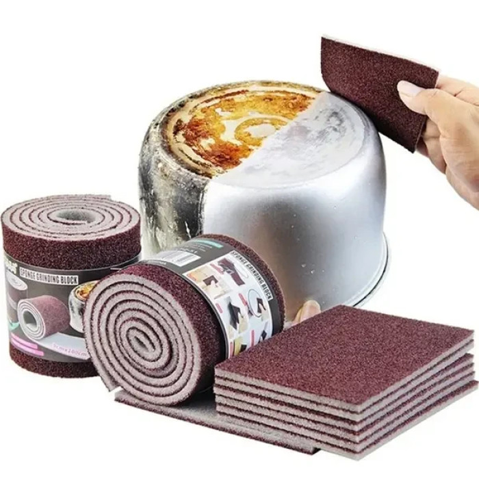 Абразивная губка відрізна рулон 9*100 см MAC-18