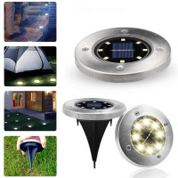 Універсальний світильник на сонячній батареї для дому та саду Disk Lights, 4 шт.