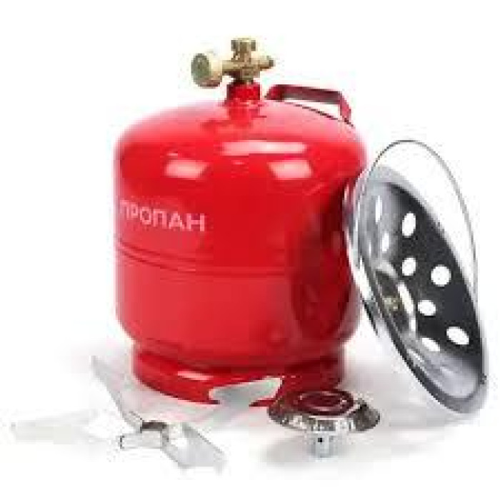 Газовий балон для кемпінгу з пальником Rainberg Rb-2236, 8 л