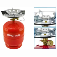 Газовий балон для кемпінгу з пальником Rainberg Rb-2236, 8 л