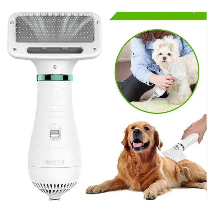 Фен-гребінець для шерсті Pet Grooming Dryer
