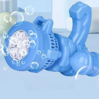 Детский автоматический пистолет пулемёт для мыльных ПУЗЫРЕЙ Bubble machine toy