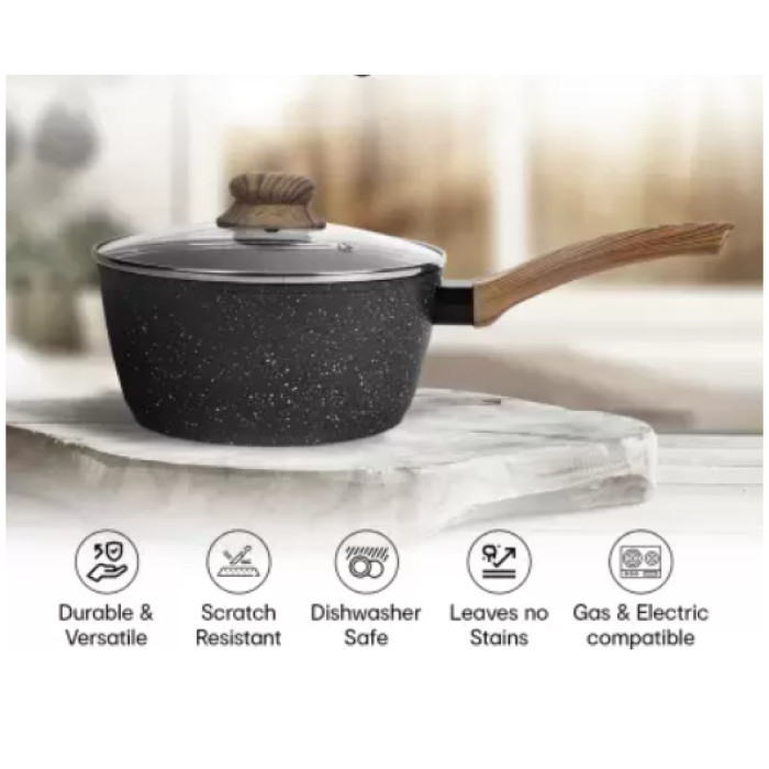 Сотейник з антипригарним покриттям 18 см 1,5 л RB-771