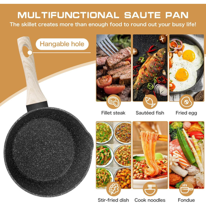 Сотейник з антипригарним покриттям 16 см 1,2 л RB-769