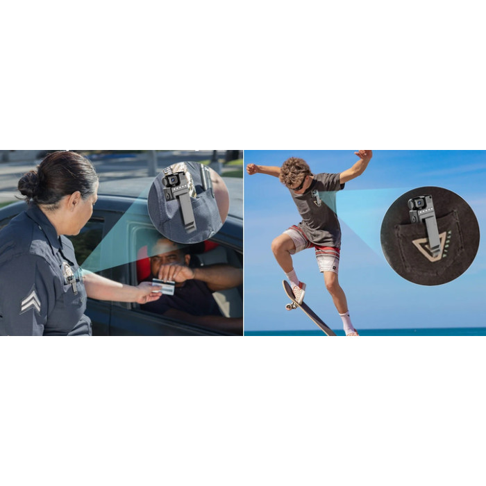 Нагрудная боди-камера L9 с дисплеем 1.3 дюйма Wi Fi