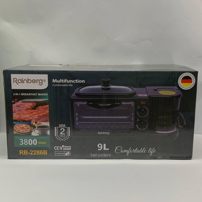 Електродуховка 3 в 1 Rainberg RB-2286B